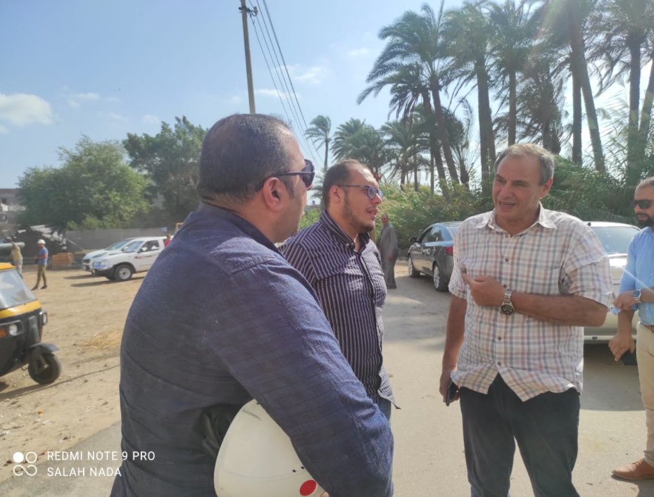 لقاء فريق سمو مع الجهة المشرفة بموقع العمل