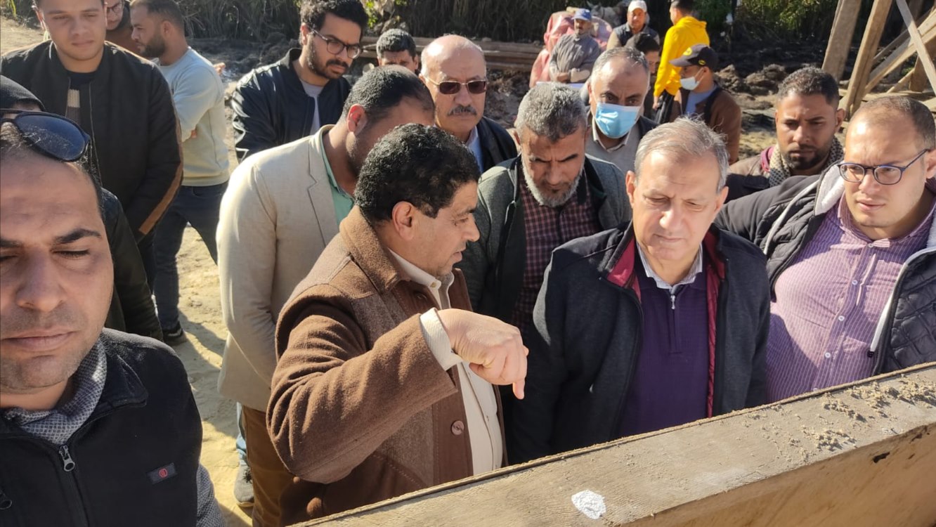 شرح تفصيلي لأعمال الحفر والتنفيذ أمام الوفد